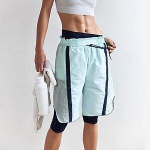 NWT Free People Champ Is Here Shorts in Sea Storm